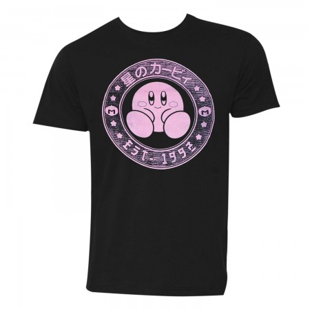 Kirby Circle Logo Men's Black T-Shirt