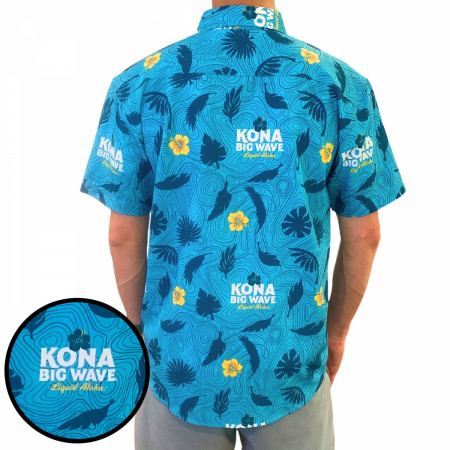 Kona Beer Big Wave Liquid Aloha Tropical Bros. Hawaiian Shirt