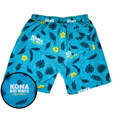 Big Wave Kona Beer Liquid Aloha Tropical Bros. Swimsuit