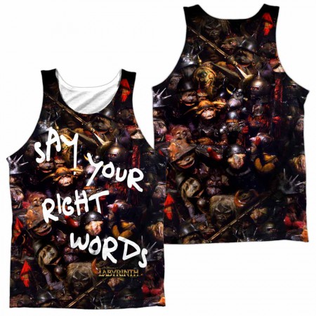 Labyrinth Right Words Sublimation Tank Top
