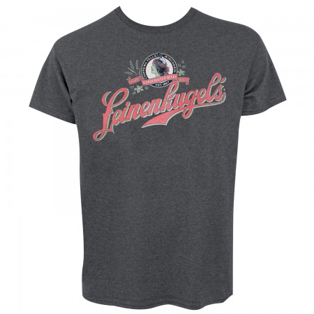 Leinenkugel's Logo Men's Charcoal Gray T-Shirt