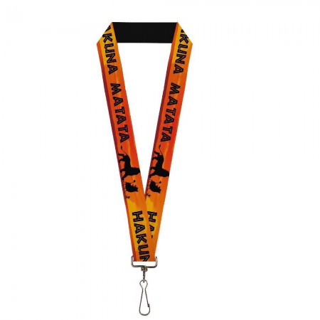 Lion King Orange Kauna Matata Lanyard