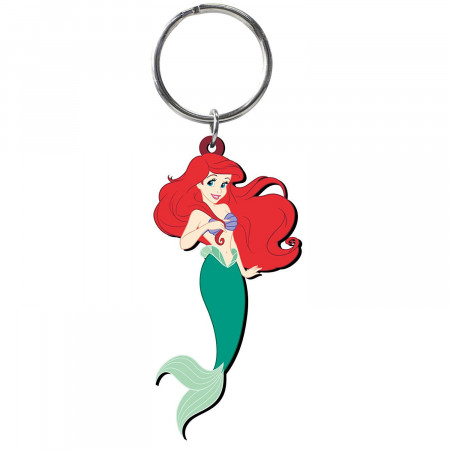 The Little Mermaid Ariel PVC Soft Touch Keychain