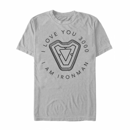 Marvel I Am Iron Man Love 3000 T-Shirt