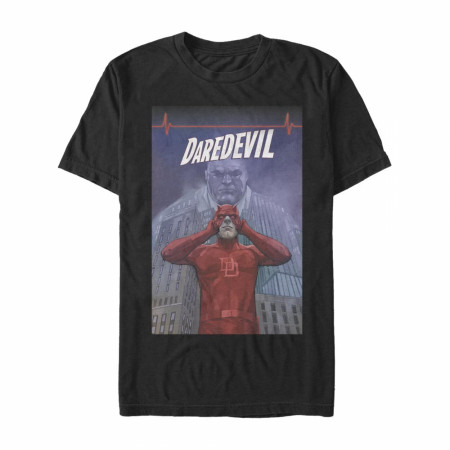 Daredevil Men's Black Comic Cover T-Shirt