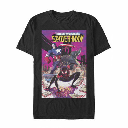 Spider-Man Miles Morales #3 Comic Cover T-Shirt