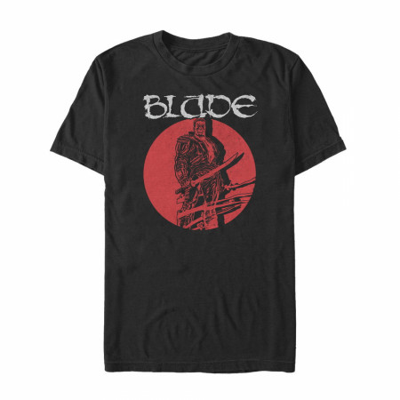 Marvel Blade Circle Portrait T-Shirt
