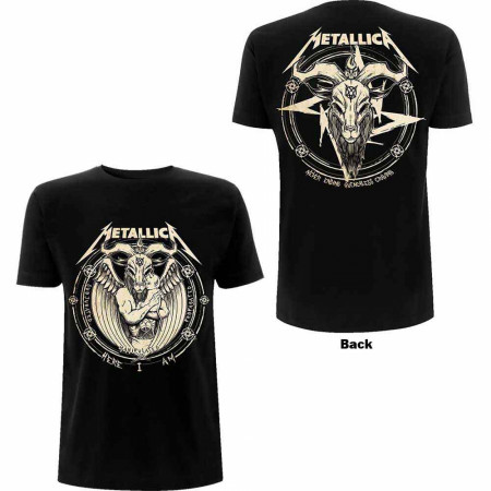 Metallica Here I Am Front and Back Print T-Shirt