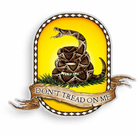Don't Tread On Me Decal Sticker