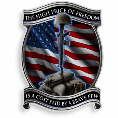 Price of Freedom Decal Sticker