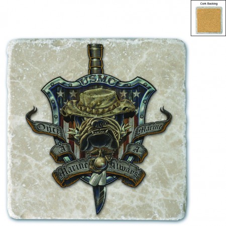 Once And Always Marine Stone Coaster