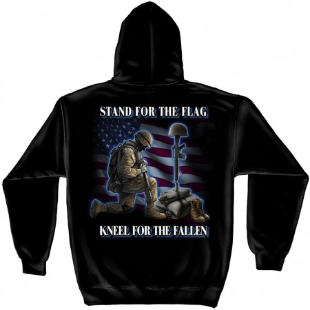 Stand For The Flag Kneel For The Fallen Hoodie