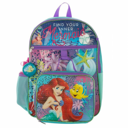 Little Mermaid Backpack 5-Piece Set