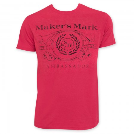 Maker's Mark Ambassador Red T-Shirt