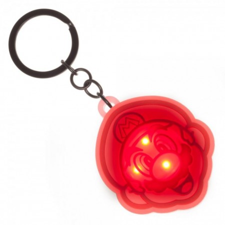 Super Mario Flashing Logo Keychain