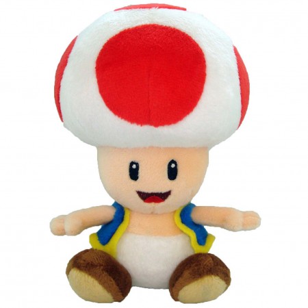 Super Mario Bros. Toad 7 Inch Nintendo Plush Doll Toy