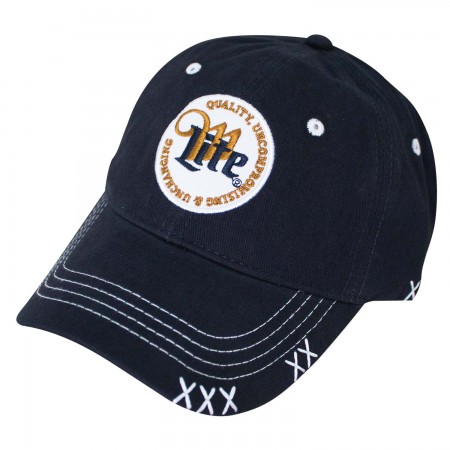 Miller Lite Circle Logo Navy Blue Men's Hat