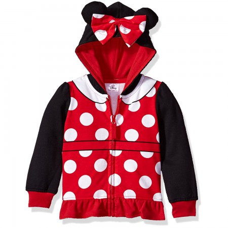 Minnie Mouse Costume Toddler Hoodie Sweatshirt