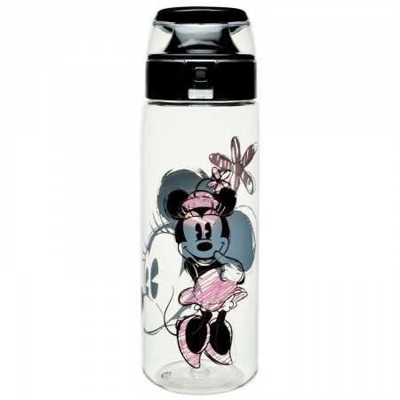 Minnie Mouse Clear Water Bottle