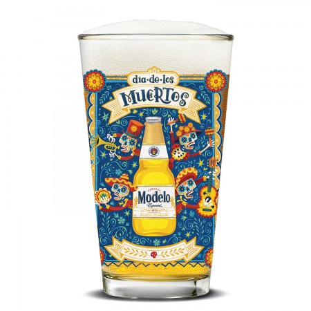 Modelo Especial Day Of The Dead Pint Glass