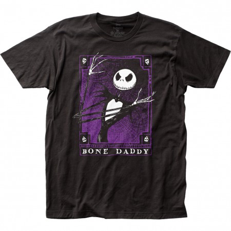 Nightmare Before Christmas Men's Black Bone Daddy T-Shirt