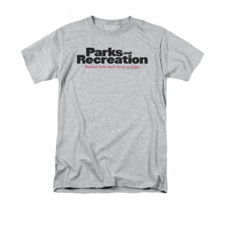 Parks & Recreation Men's Gray Logo T-Shirt