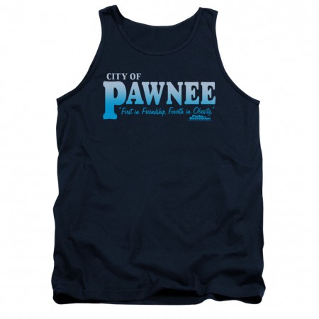 Parks & Recreation Men's Blue City Of Pawnee Tank Top
