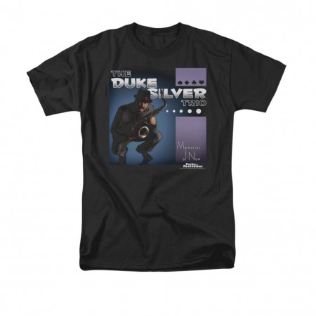 Parks & Recreation Men's Black Duke Silver Album T-Shirt