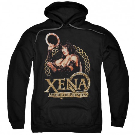 Xena Royalty Black Pullover Hoodie
