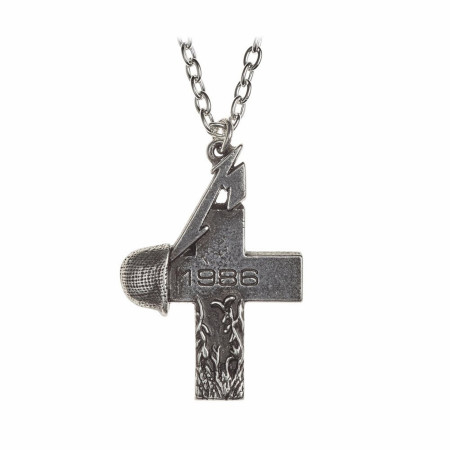 Metallica Master of Puppets 1986 Cross Pendant Necklace