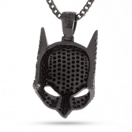 Batman Mask Black Necklace