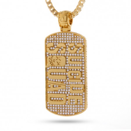 Suicide Squad Gold Dog Tag