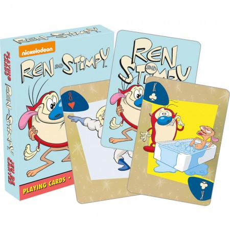 Ren And Stimpy Nickelodeon Playing Cards