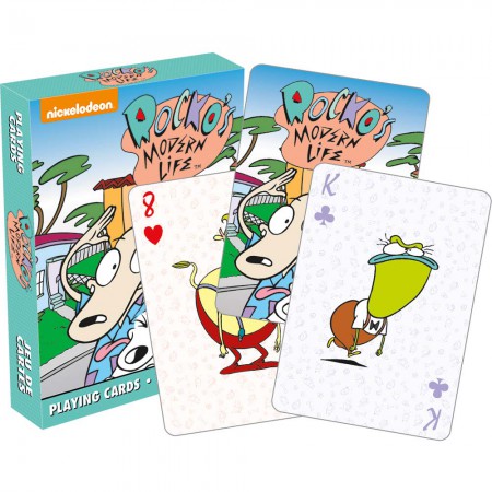 Nickelodeon Rocko's Modern Life Cartoon Playing Cards