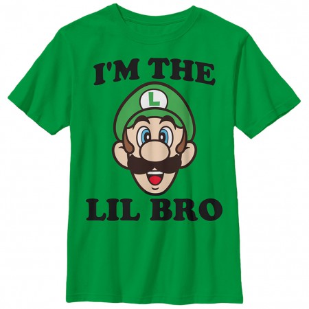 Nintendo Mario Lil Bro Green Unisex Youth T-Shirt