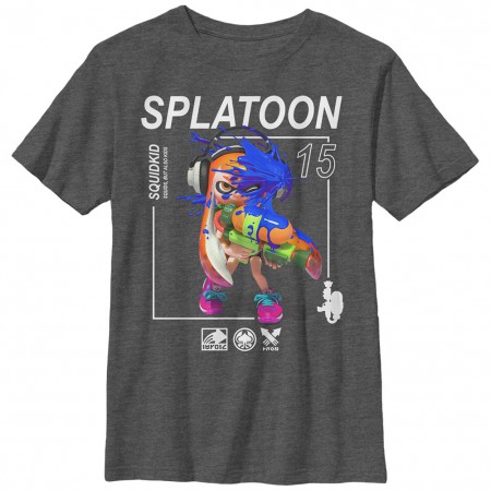 Nintendo Squidkid Gray Unisex Youth T-Shirt