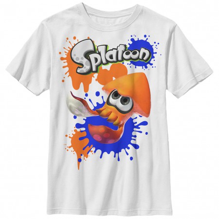 Nintendo Spladoodles White Unisex Youth T-Shirt