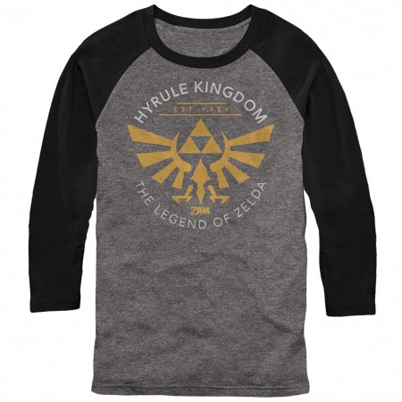 Nintendo Legend of Zelda Running Gray Long Sleeve T-Shirt