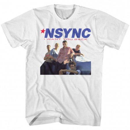 NSYNC I Want You Back Men's White T-Shirt