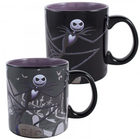 Nightmare Before Christmas Graveyard Color Change 20oz Mug