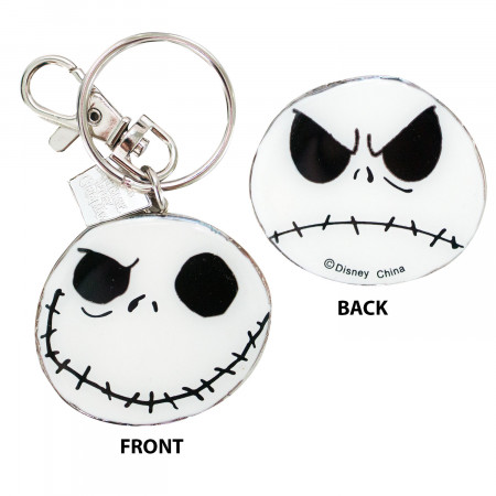 Nightmare Before Christmas White Jack Keychain
