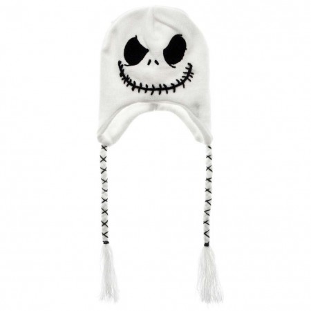 Nightmare Before Christmas White Jack Laplander Winter Hat