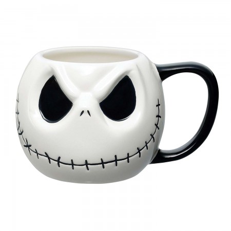 Nightmare Before Christmas White Jack Mug