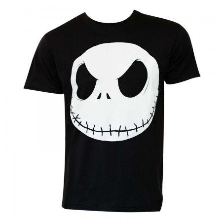 Nightmare Before Christmas Men's Black Glow In The Dark T-Shirt