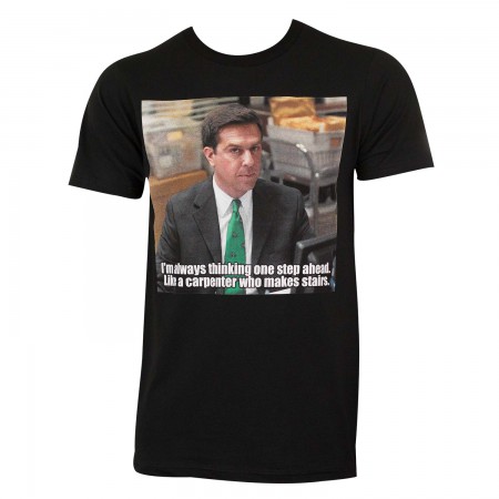 The Office Men's Black Andy Meme T-Shirt