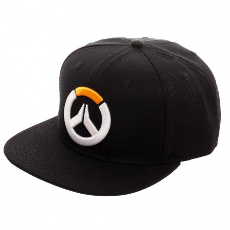 Overwatch Logo Black Snapback Hat