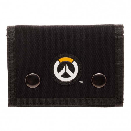 Overwatch Logo Black Trifold Wallet