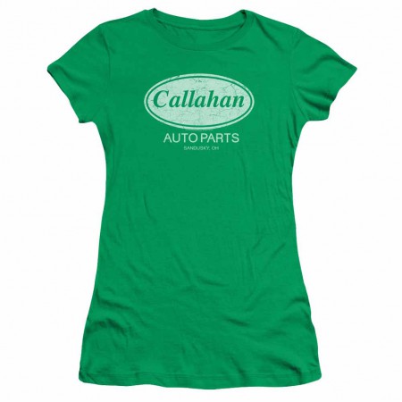 Tommy Boy Callahan Auto Green Juniors T-Shirt
