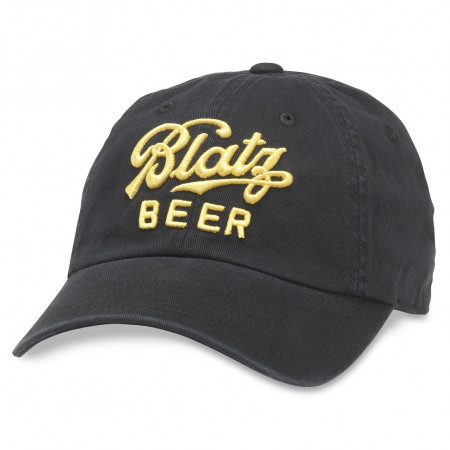 Blatz Beer Black Strapback Hat