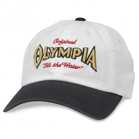 Olympia Black And White Adjustable Strapback Hat